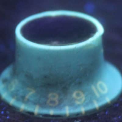 RARE Vintage 1960 Gibson Black Reflector Knob Les Paul Custom SG 1961 (1742) image 5