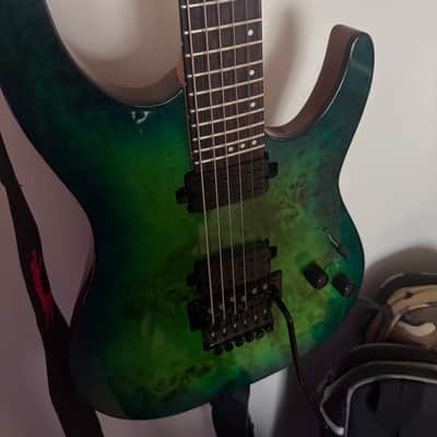 Schecter C-6 Pro FR 2018 - Present - Aqua Burst image 4