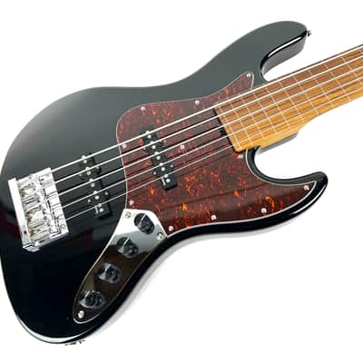 Sadowsky MetroExpress 21-Fret Vintage J/J 5st. Fretless 2023 - Gloss Black image 1