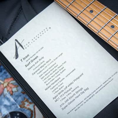 TOM ANDERSON USA T Icon Contoured 40th Anns "Surf Green + Maple" (2024) image 3