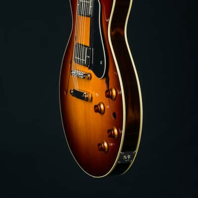 Collings SoCo Semi-Hollow Body European Spruce and and Mahogany Iced Tea Burst with Ron Ellis Pickups NEW image 13