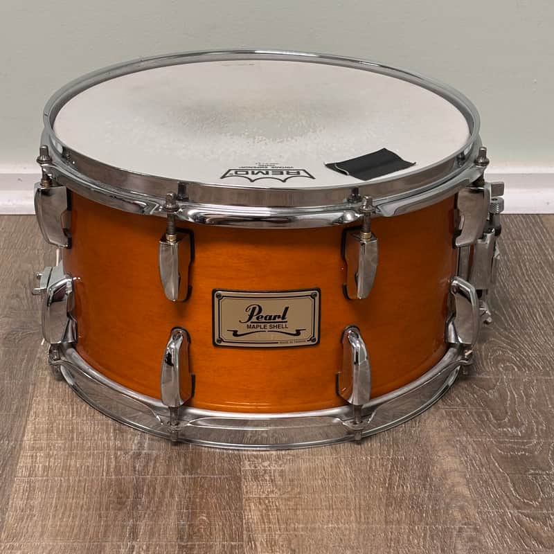 Pearl M1270 12x7" Maple Soprano Snare Drum with Bag - 2010s - Liquid Amber image 1