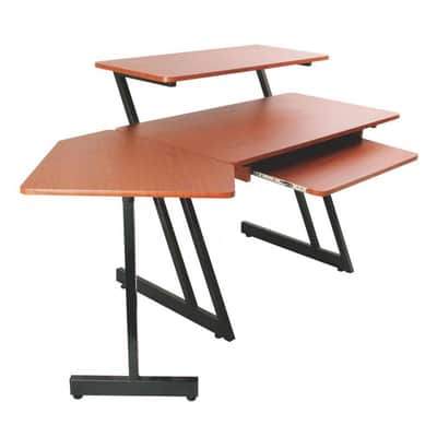 On-Stage Workstation Corner Accessory - Rosewood - WSC7500RB image 2