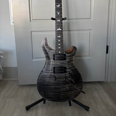 PRS Custom 24 Wood Library 2021 - Charcoal Satin Torrefied Maple Neck Brazilian Rosewood Fretboard image 1