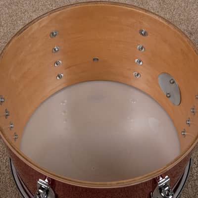 1980s Ludwig "Rocker" Red Cortex Drum Set image 24