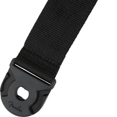 Fender Quick Grip Locking End Strap, Black Polypro, 2" image 2