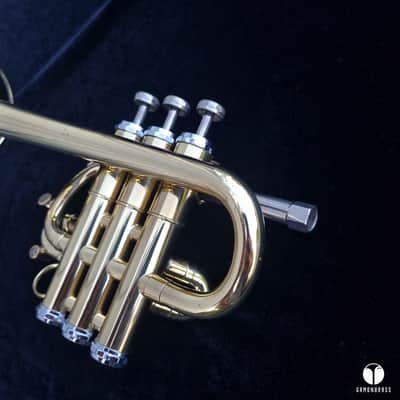 Getzen Capri Bb / A piccolo trumpet two leadpipe gamonbrass image 13