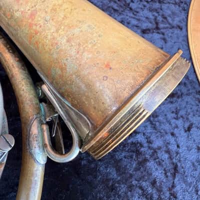 Paxman 40L Bb/High F Descant Horn - Gold Brass - Detachable Bell - Unlacquered Finish - Serial #: 118413L (*AS-IS*) image 11