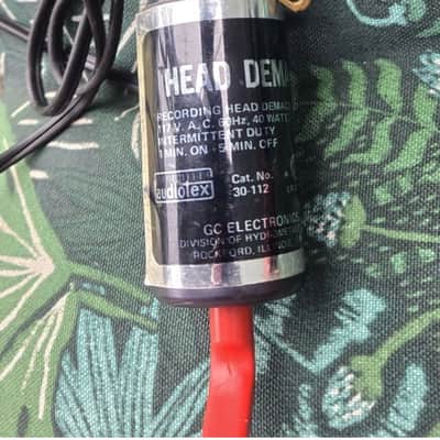 Vintage GC Electronics Audiotex HEAD DEMAG Recording Head Demagnetizer 30-112 image 1