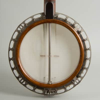 Deering Banjo Company  John Hartford 24 fret Model made for, owned and played by John Hartford 5 String Resonator Banjo (1982), ser. #1702, original black rigid foam case. image 14