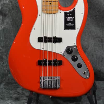 Fender Player II Jazz Bass 4-String Coral Red w/ FREE Same Day Shipping image 1