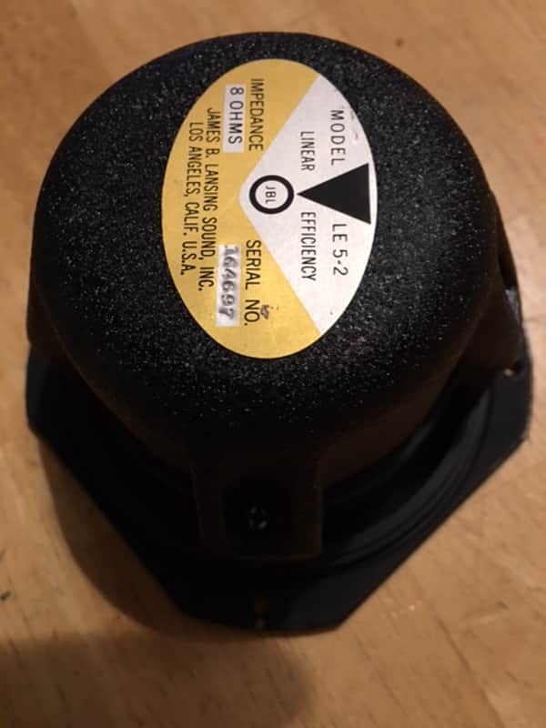 JBL Original LE5-2 Mid Driver/s_Speaker Late 70's Black | Reverb