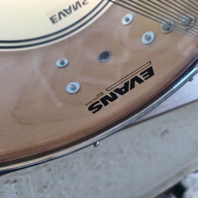 Tama Artwood Chrome cover birch snare Late 80s - Chrome wrap image 7