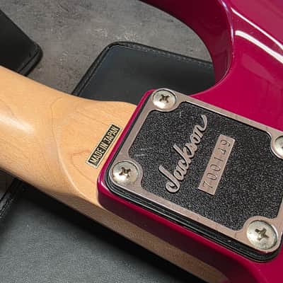 Jackson AT2T MIJ Japan 1997 - Cherry Sunburst Flame Top EMG HH Super Archtop AT1 Strat Pre-Fender Pro Professional 90s Guitar image 8