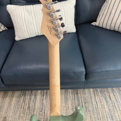 G&L Fullerton Deluxe Legacy HSS Electric Guitar Macha Green image 4
