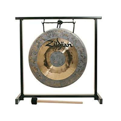 Zildjian 12 in Table-Top Traditional Gong w/ Stand & Mallet image 3