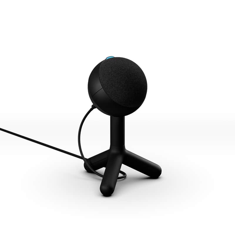 Logitech Yeti Orb Cardioid Condenser RGB USB-C Gaming Microphone, Black image 1