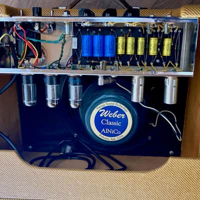 2003 Gartone Bluesman 18 Watt Combo in tweed image 8