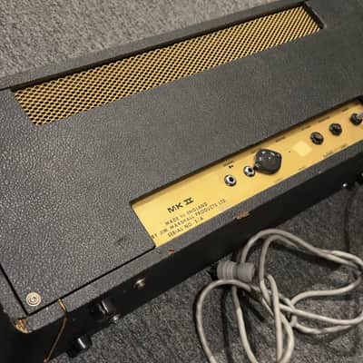 Mid 1970's Marshall Model 1987 50W Lead – Original Mustard Caps, Drake Iron image 5