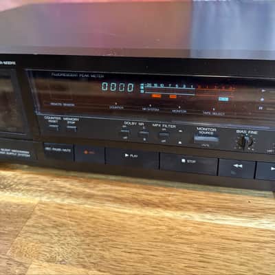 Denon DR-M30HX Black Cassette Deck HX Pro 3 Head Dual Power Suply Capstan Japan made image 3