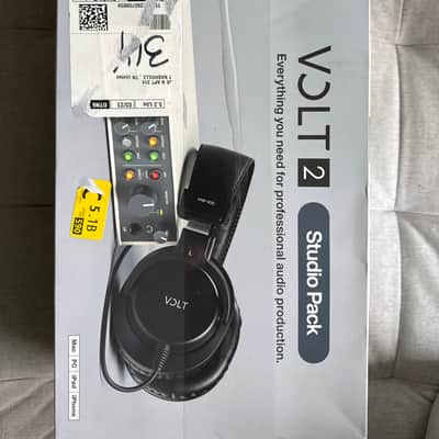 Universal Audio Volt 2 USB-C Audio Interface Studio Pack 2021 - Present - Tan / Gray image 1