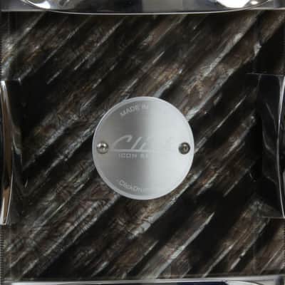 Click Custom 8ply Maple 6x12 Snare Drum Quicksilver Strata Finish image 9