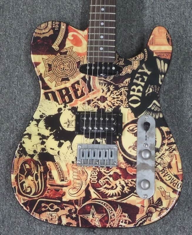 Squier by Fender OBEY Graphic Telecaster Propaganda image 1