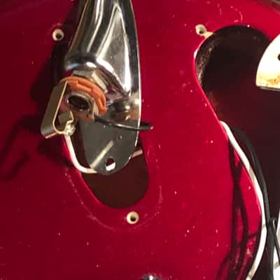 LEFTY! Vintage 1987 Fender ST72 Candy Apple Red Hendrix Voodoo Strat Custom Solid Body Guitar MIJ 7.6 Lb HSC image 19