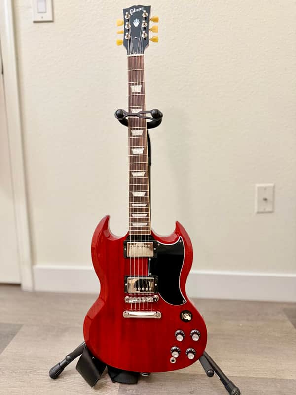 Gibson SG Standard '61 with Stoptail 2019-Present Vintage  Cherry Mint image 1