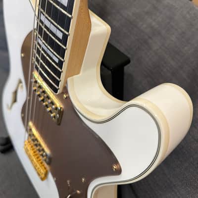 Fender Telecaster Thinline Super Deluxe 2012 - 2016 - Olympic White image 5
