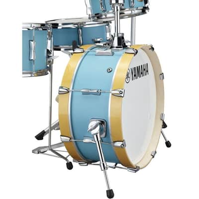 Yamaha Stage Custom Hip 4pc Drum Set Matte Surf Green image 7
