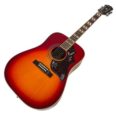 2010 Epiphone Hummingbird HS - Cherry Sunburst image 2