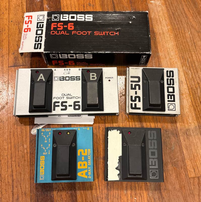 BOSS Pedal Lot - 4 Switches for the Price of 1!