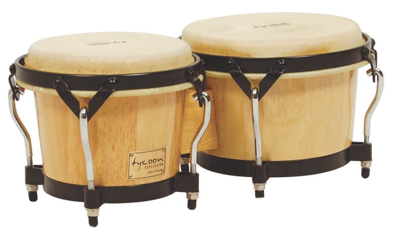 Tycoon Supremo Bongos - Natural Finish