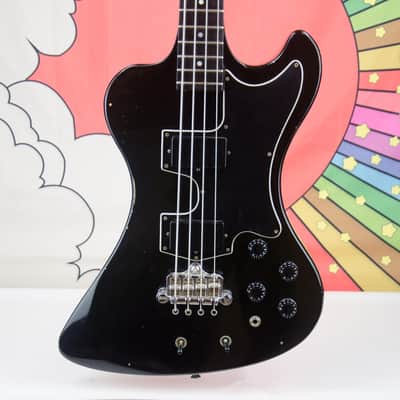Used Gibson RD Artist Bass Guitar, Moog Electronics, Ebony Finish, Kurt Novak Model, Hard Case image 1