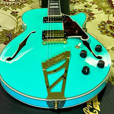 2017 D'Angelico Excel EX-SS Excellent Plus Condition Surf Green Bild 8