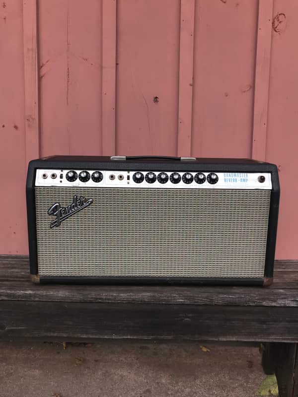 Fender Bandmaster Reverb 1969 Silver face image 1