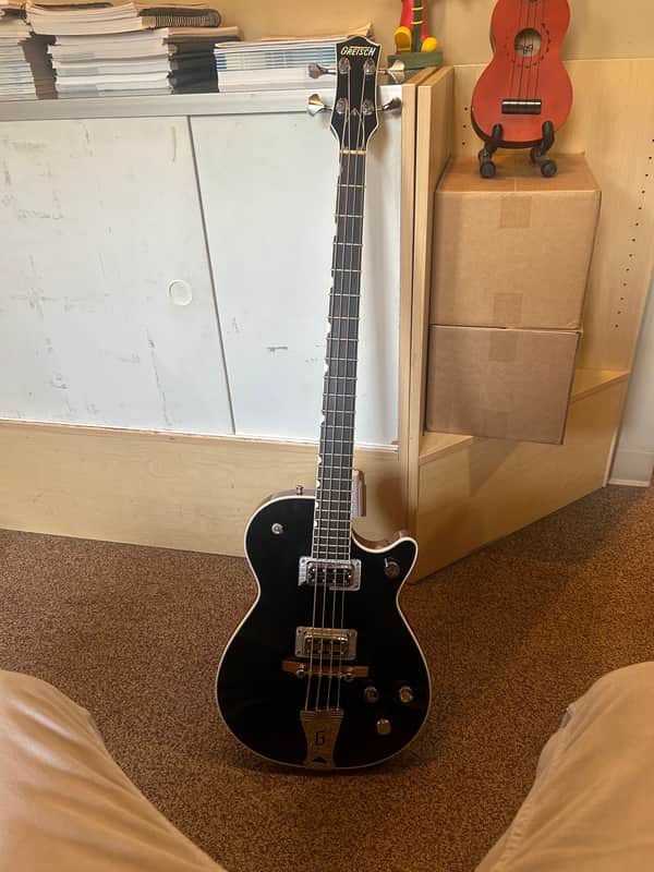 Gretsch G6128B Thunder Jet Bass 2006 - 2017 - Black image 1
