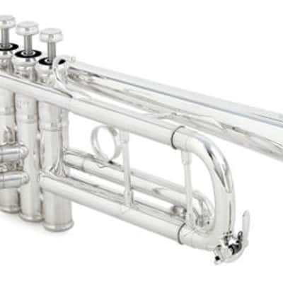 Yamaha YTR-9335CHS-BR III Xeno Artist Professional Bb Trumpet - Silver Plated image 3