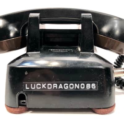 Vintage circuitbent telephone microphone lofi mic stutter effect The Brownie 1960s Black and brown image 8