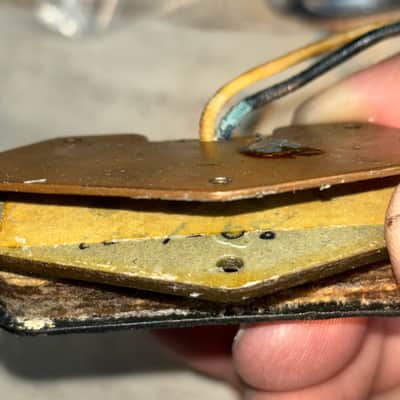 VINTAGE 1968 Fender Telecaster Bridge Pickup, ALL ORIGINAL, 1965 1966 1967 1969 1960s image 2