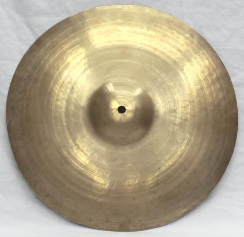 A. Zildjian 14" Pre-Transition Stamp Crash Cymbal 1929 - 1945 image 1