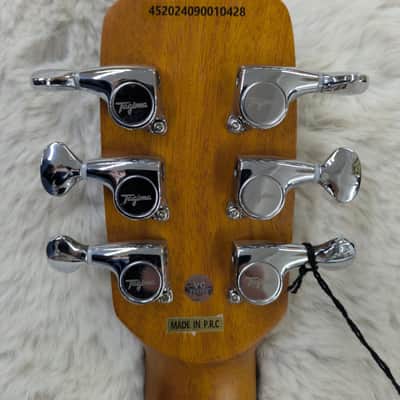 Tagima LUMI-X BK Black Smart Acoustic-Electric Guitar - Built-in Effects-B Stock image 9