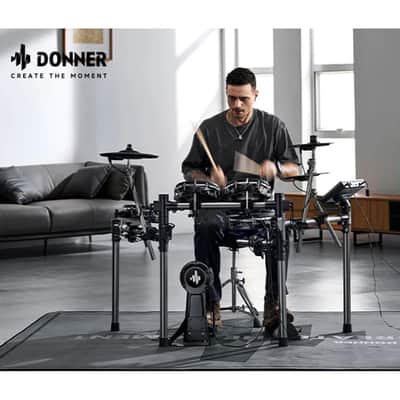 🥁OFFER!🥁 Donner DBEAT Electronic Drum Kit~ Touchscreen~ Mesh Pads + FREE Mat! image 6