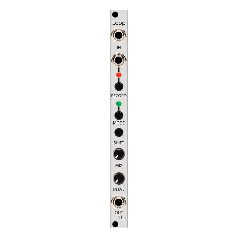 2hp Loop Eurorack Looping Audio Recorder Module (Silver) image 1
