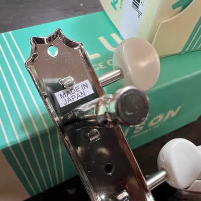 Kluson ®️Les Paul Junior Tuners  Traditional "Three on a Plate single The original  Single line image 4