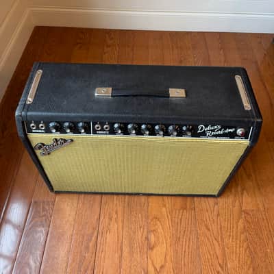 1967 Fender Deluxe Reverb Blackface image 6