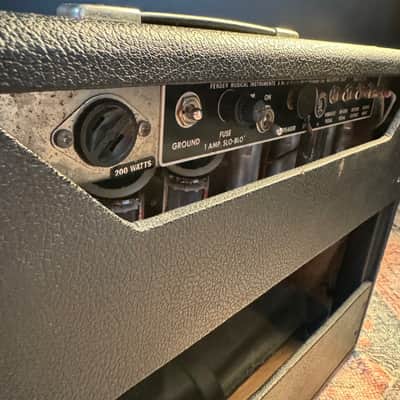 Fender Princeton Reverb 12-Watt 1x10" Guitar Combo 1964 - 1967 - Black Panel image 10