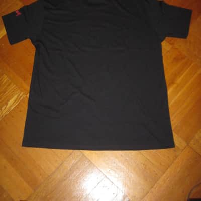 new A+ (with hang tag) genuine Gibson Firebird T-Shirt XL (X-Large), Black with Red Graphic, 60% Cotton / 40% Polyester - short sleeve GIBS-GA-FBBMXL (GA-FBBMXL) UPC # 711106533919 image 10