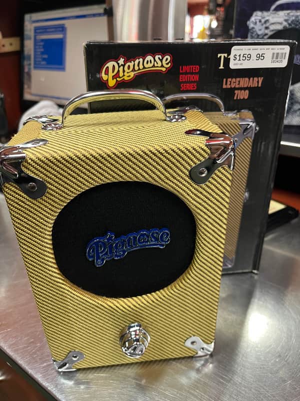 Pignose 7-100 Legendary Portable Amp 2010s - TWEED - With Power Supply image 1